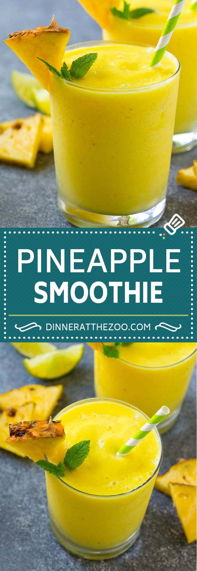 Pineapple Smoothie Recipe | Healthy Smoothie Recipe | Pineapple Recipe #pineapple #smoothie #drink #dinneratthezoo