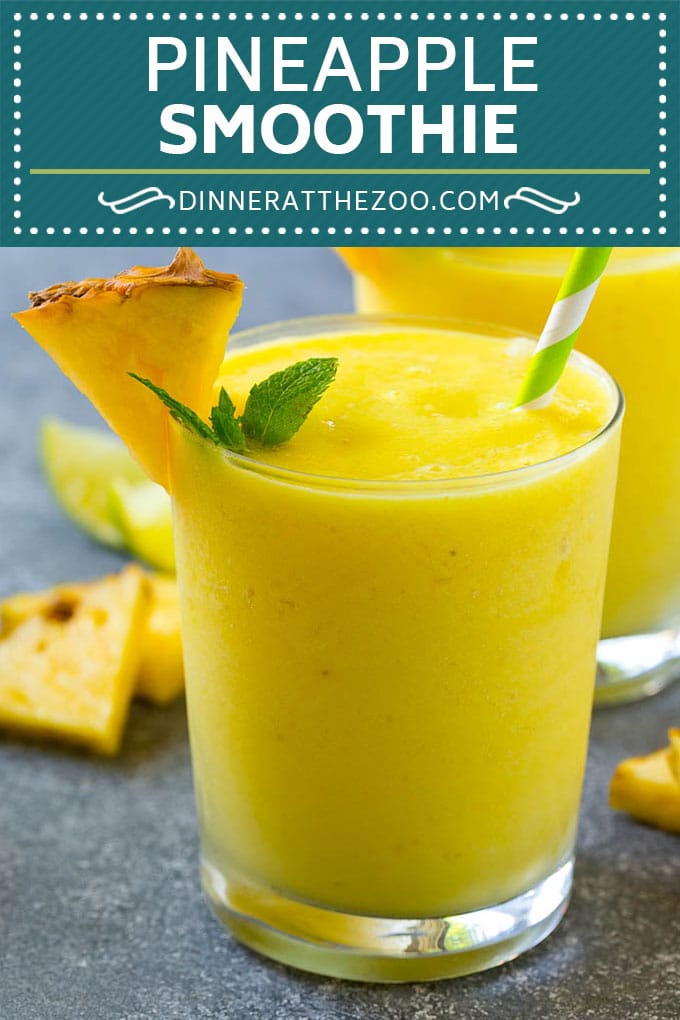 Pineapple Smoothie Recipe | Healthy Smoothie Recipe | Pineapple Recipe #pineapple #smoothie #drink #dinneratthezoo