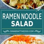 Ramen Noodle Salad Recipe | Oriental Salad | Asian Salad | Ramen Noodle Cabbage Salad #ramennoodles #salad #cabbagesalad #salad #dinneratthezoo