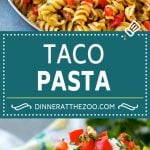 Taco Pasta Recipe | Cheesy Pasta| Mexican Pasta #taco #pasta #dinneratthezoo