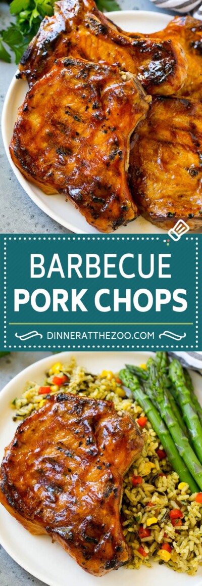 BBQ Pork Chops - Dinner at the Zoo