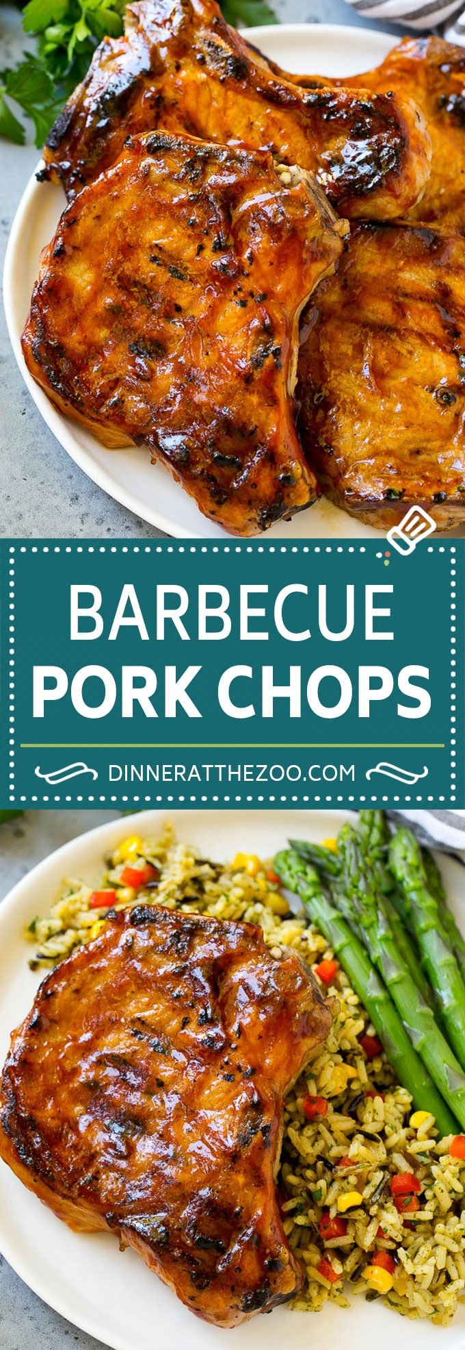 BBQ Pork Chops Recipe | Grilled Pork Chops | Barbecue Pork Chops #pork #porkchops #barbecue #bbq #grilling #dinneratthezoo #dinner