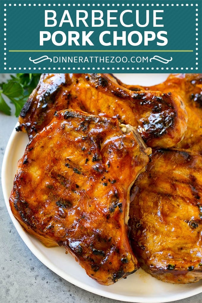 BBQ Pork Chops Recipe | Grilled Pork Chops | Barbecue Pork Chops #pork #porkchops #barbecue #bbq #grilling #dinneratthezoo #dinner