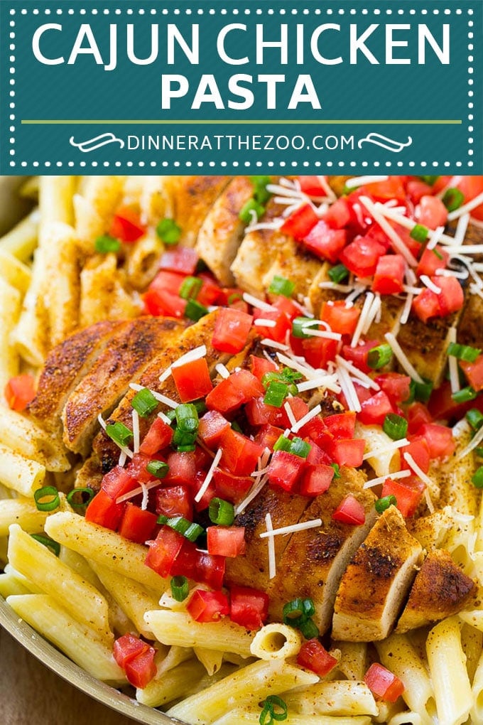 Cajun Chicken Pasta - Dinner at the Zoo