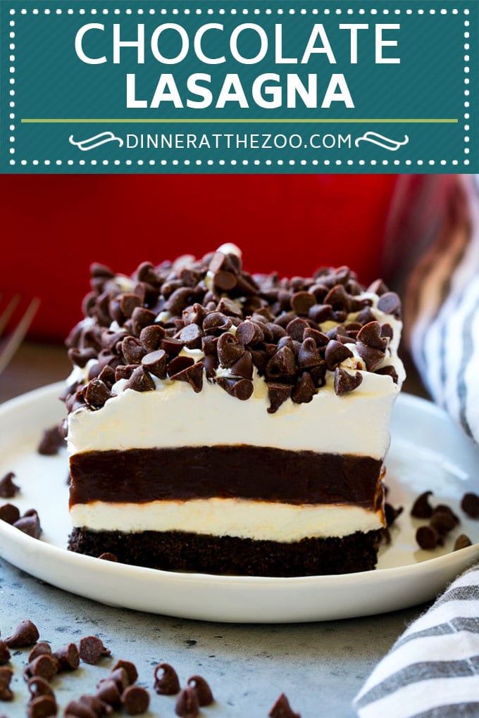 Chocolate Lasagna Recipe | No Bake Dessert | Chocolate Dessert #chocolate #dessert #nobake #sweets #dinneratthezoo