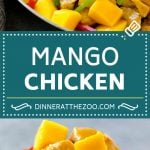 Mango Chicken Recipe | Chicken with Mango | Chicken Stir Fry #chicken #mango #stirfry #peppers #dinner #healthy #dinneratthezoo