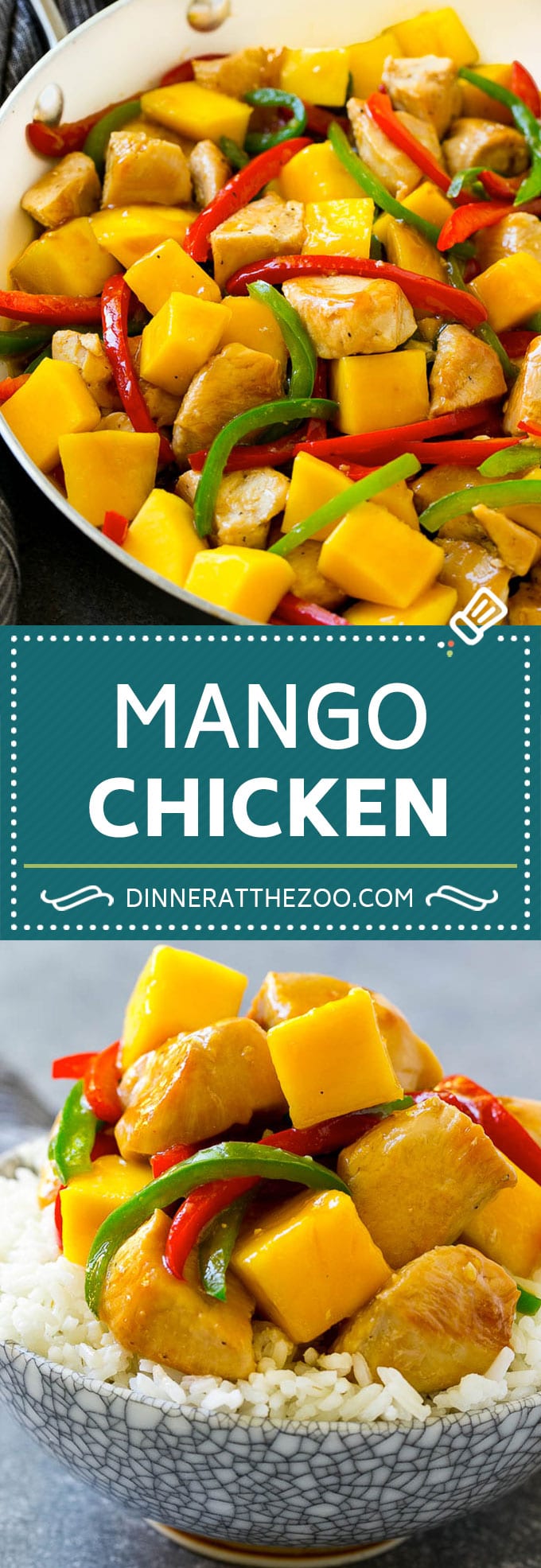 Mango Chicken Recipe | Chicken with Mango | Chicken Stir Fry #chicken #mango #stirfry #peppers #dinner #healthy #dinneratthezoo