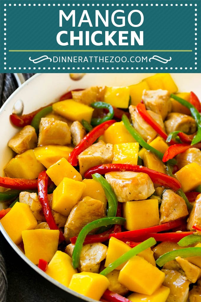 Mango Chicken Recipe | Chicken with Mango | Chicken Stir Fry #chicken #mango #stirfry #peppers #dinner #healthy #dinneratthezoo