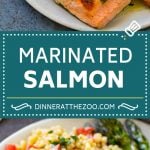 Marinated Salmon Recipe | Grilled Salmon | Garlic and Herb Salmon #salmon #grilling #marinade #fish #dinner #dinneratthezoo