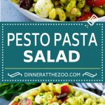 Pesto Pasta Salad | Italian Pasta Salad | Easy Pasta Salad #pasta #salad #pesto #olives #tomatoes #dinneratthezoo