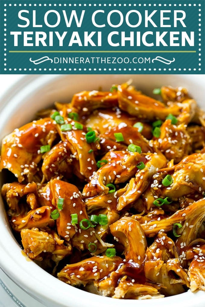 Slow Cooker Teriyaki Chicken Recipe | Crock Pot Teriyaki Chicken | Slow Cooker Chicken | Asian Chicken #slowcooker #crockpot #teriyaki #chicken #dinner #dinneratthezoo