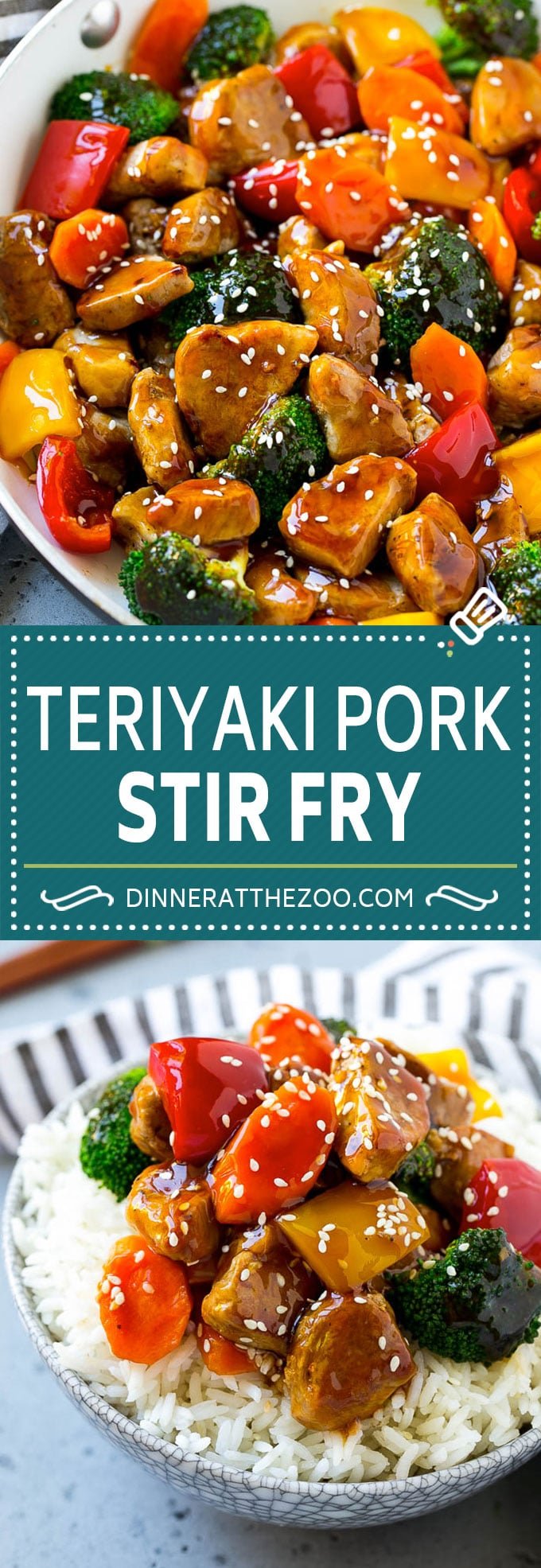 Teriyaki Pork Stir Fry Recipe | Pork Stir Fry | Easy Pork Recipe | Teriyaki Pork #teriyaki #pork #stirfry #asianfood #healthy #dinner #dinneratthezoo