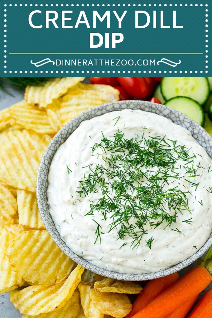Dill Dip Recipe | Potato Chip Dip | Creamy Dip #dip #chips #snack #appetizer #dinneratthezoo