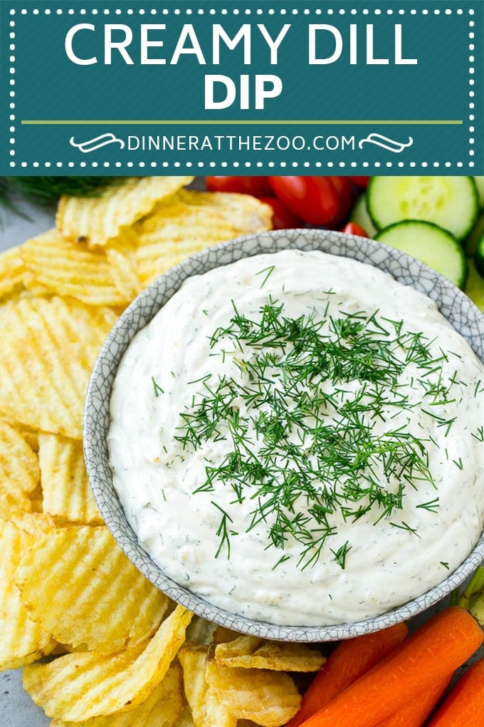 dill dip for chips and vegetables