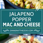 Jalapeno Popper Mac and Cheese Recipe | Bacon Macaroni and Cheese | Spicy Mac and Cheese | Jalapeno Mac and Cheese #jalapeno #bacon #pasta #macandcheese #dinner #dinneratthezoo #cheese