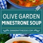 Olive Garden Minestrone Soup Recipe | Minestrone Soup | Copycat Recipe #minestrone #soup #italianfood #vegetarian #dinner #dinneratthezoo