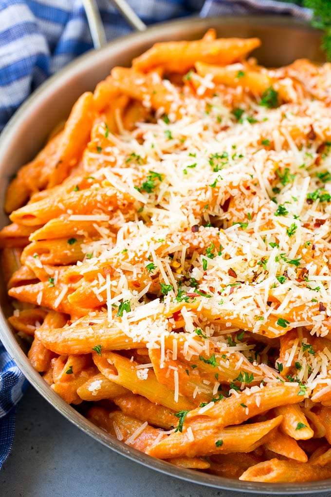 Penne alla Vodka - Cooking with Cocktail Rings