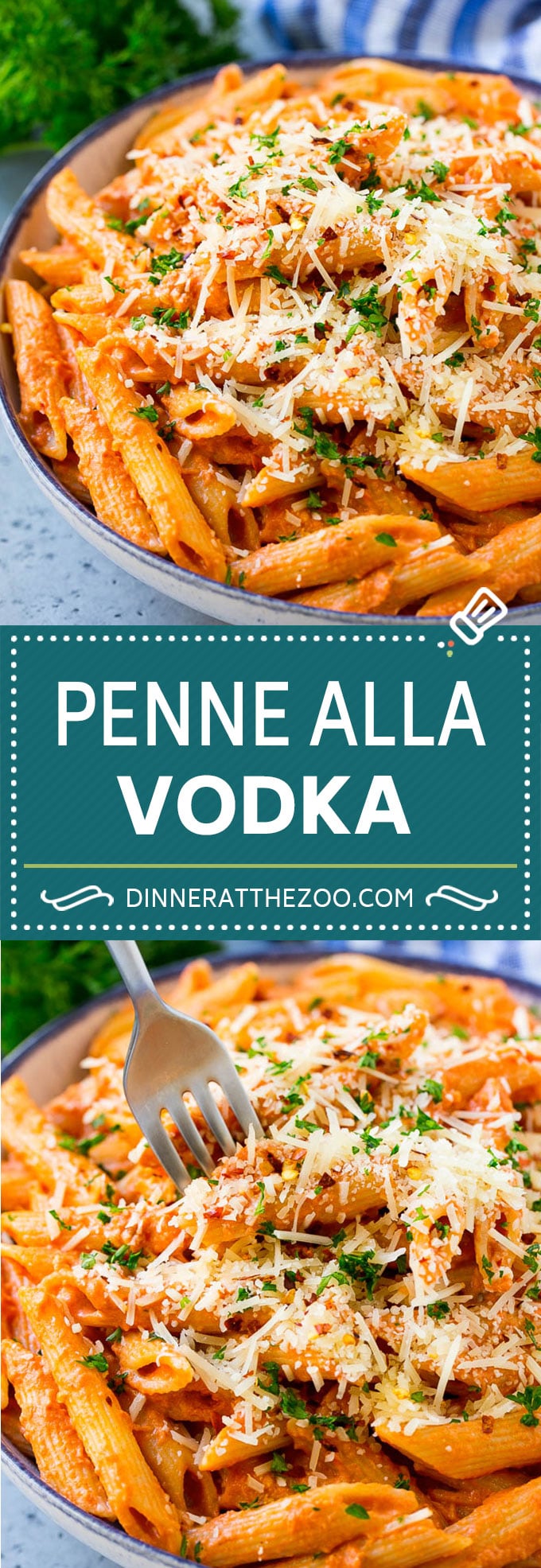 This Penne alla Vodka is tender penne pasta tossed in a rich and delicious tomato, vodka and cream sauce. Add a sprinkling of parmesan cheese and you'll have a restaurant quality meal in the comfort of your own home.