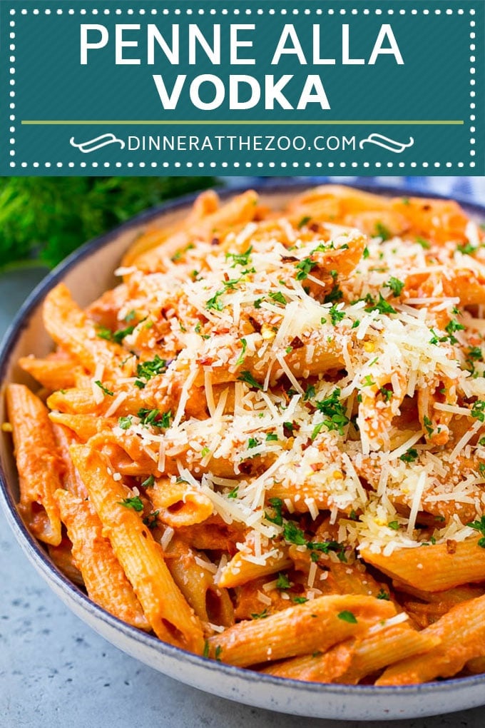 This Penne alla Vodka is tender penne pasta tossed in a rich and delicious tomato, vodka and cream sauce. Add a sprinkling of parmesan cheese and you'll have a restaurant quality meal in the comfort of your own home.
