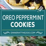 Oreo Peppermint Cookies Recipe | Candy Cane Cookies | Oreo Cookies #oreo #peppermint #cookies #baking #Christmas #sweets #dinneratthezoo