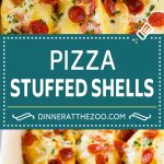 Pizza Stuffed Shells | Stuffed Shells Recipe | Italian Stuffed Shells #pizza #pasta #cheese #pepperoni #dinner #dinneratthezoo