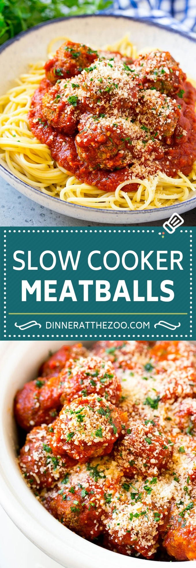 Slow Cooker Meatballs Recipe | Crock Pot Meatballs | Italian Meatballs | Spaghetti and Meatballs #meatballs #slowcooker #crockpot #dinner #dinneratthezoo #italian