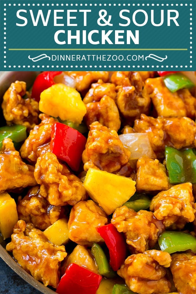 Sweet and Sour Chicken Recipe | Chinese Food Copycat Recipe | Chicken with Pineapple #chicken #chinesefood #pineapple #stirfry #takeout #dinner #dinneratthezoo