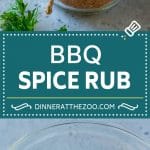 BBQ Rub Recipe | Homemade Spice Rub | Easy Spice Rub #spices #bbq #grilling #smoking #dinneratthezoo