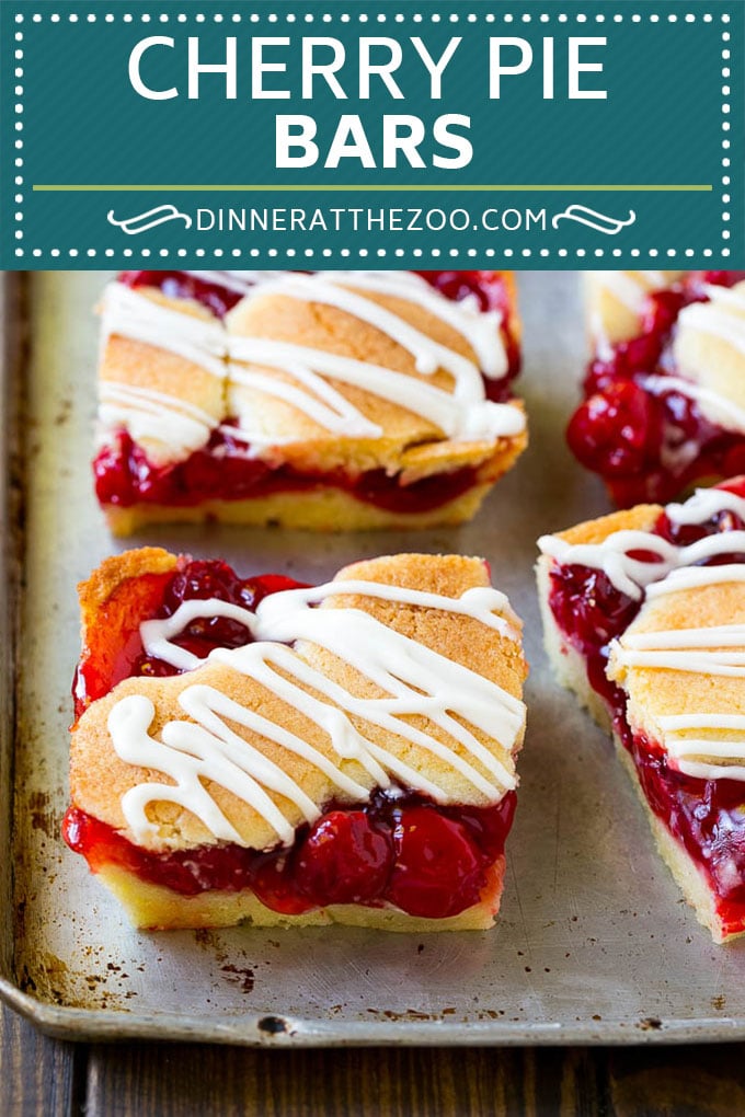 Cherry Bars Recipe | Cherry Pie Bars | Cherry Cookies | Bar Cookies #cookies #bars #cherry #baking #dessert #sweets #dinneratthezoo