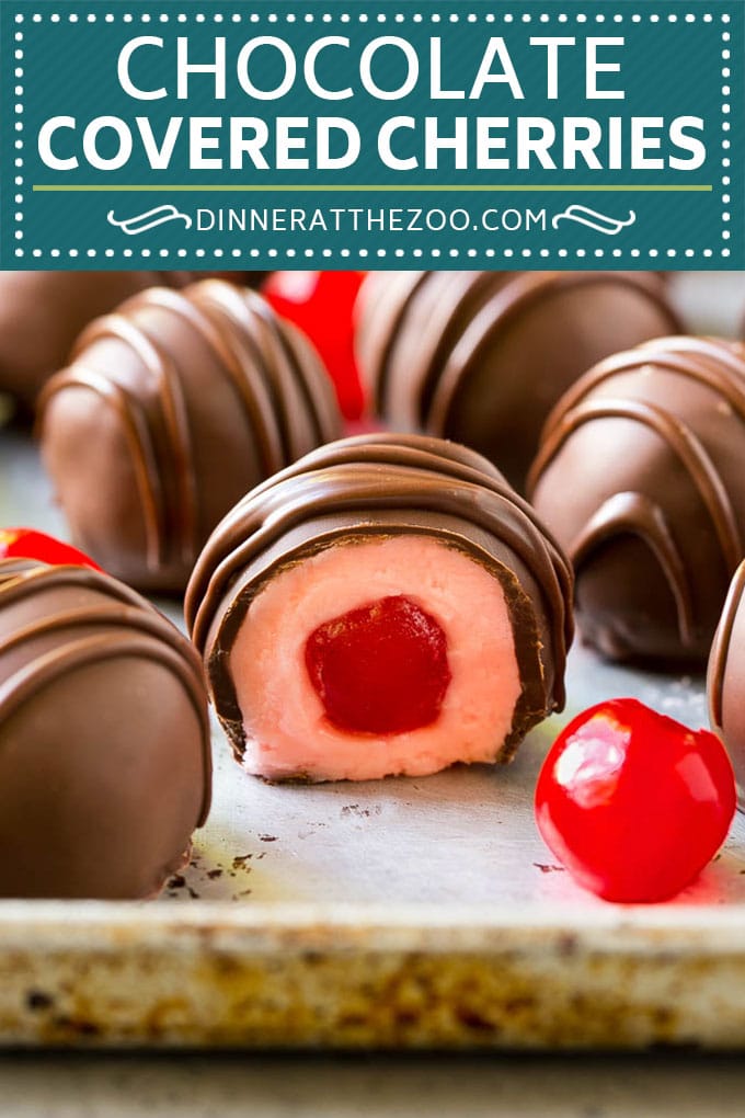 Chocolate Covered Cherries Recipe | Cherry Cordials | Cherry Candy #chocolate #candy #dessert #cherry #sweets #dinneratthezoo
