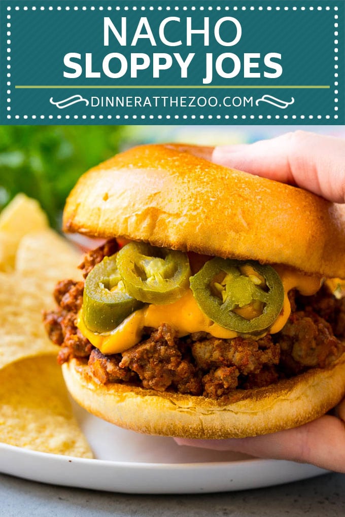 Nacho Sloppy Joes Recipe | Ground Beef Recipe | Easy Sloppy Joes #beef #nachos #cheese #spicy #sandwich #dinner #dinneratthezoo