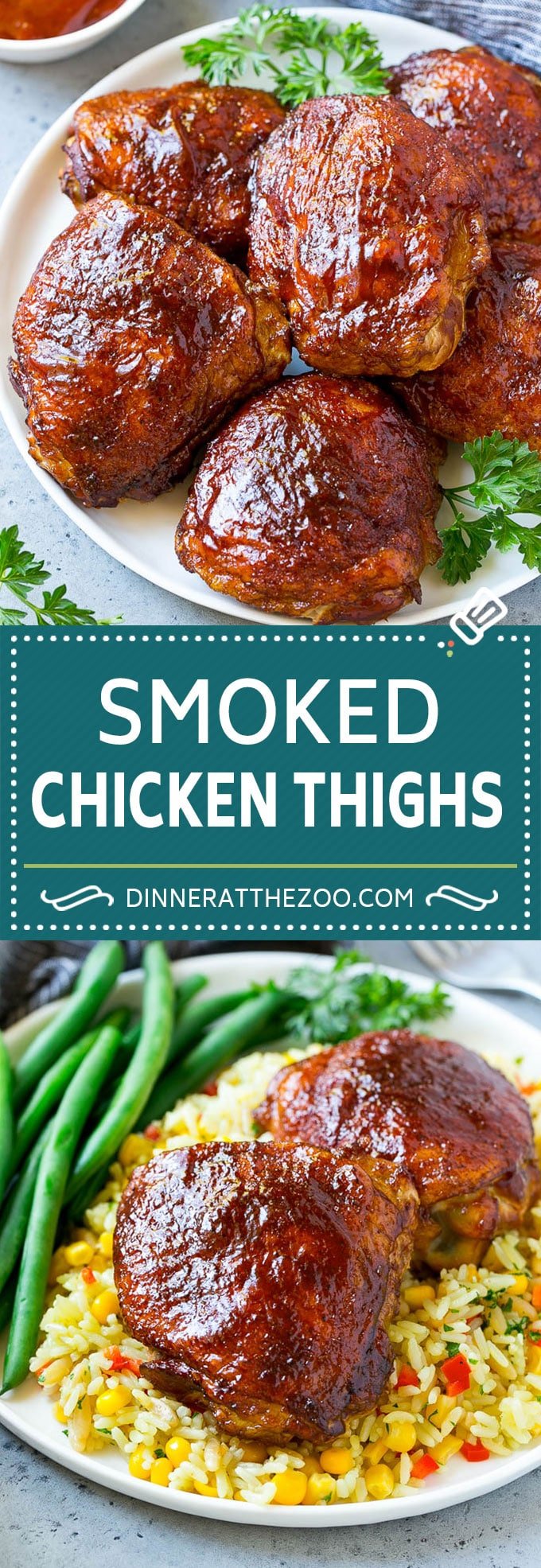 Smoked Chicken Thighs Recipe | Barbecue Chicken Thighs | Easy Chicken Thighs #chicken #barbecue #smoker #dinner #dinneratthezoo