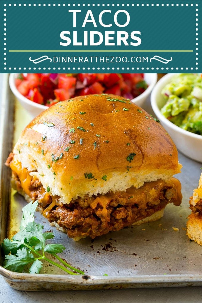 Taco Sliders Recipe | Beef Slider Sandwiches | Easy Slider Sandwiches #sandwich #taco #beef #cheese #snack #appetizer #dinneratthezoo