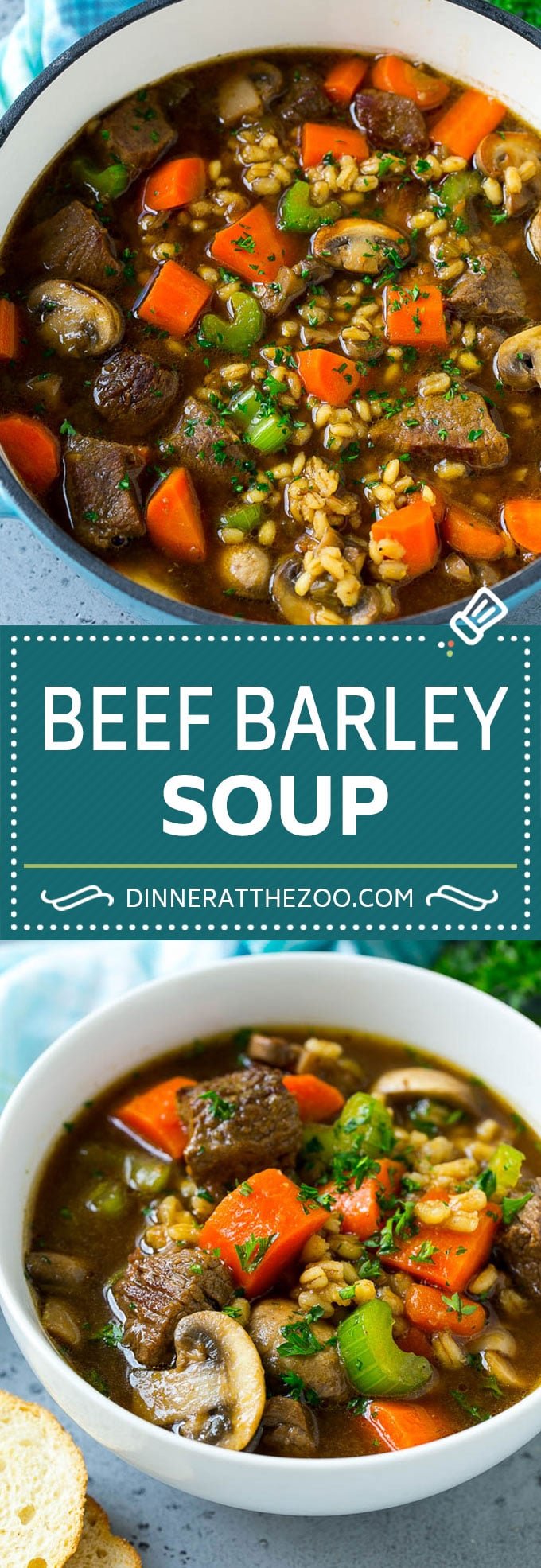 Beef Barley Soup Recipe | Beef Soup | Barley Soup #soup #beef #dinner #vegetables #dinneratthezoo #comfortfood