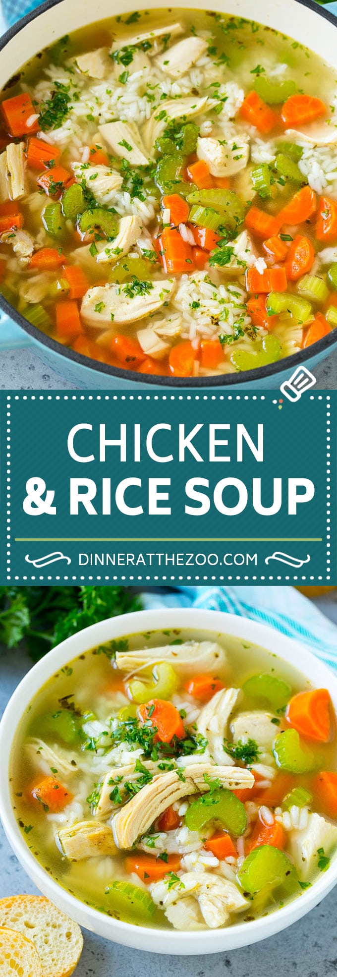 Chicken and Rice Soup Recipe | Homemade Chicken Soup | Easy Chicken Soup #soup #chicken #rice #dinner #glutenfree #comfortfood #dinneratthezoo