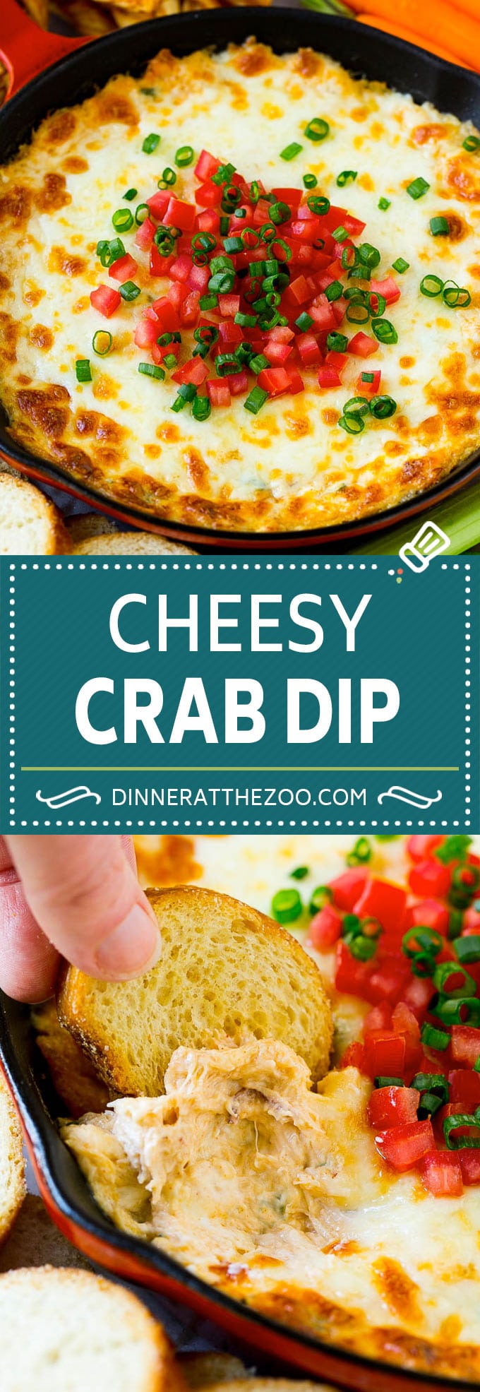 Crab Dip Recipe | Hot Crab Dip | Seafood Dip #dip #crab #seafood #appetizer #dinneratthezoo #cheese