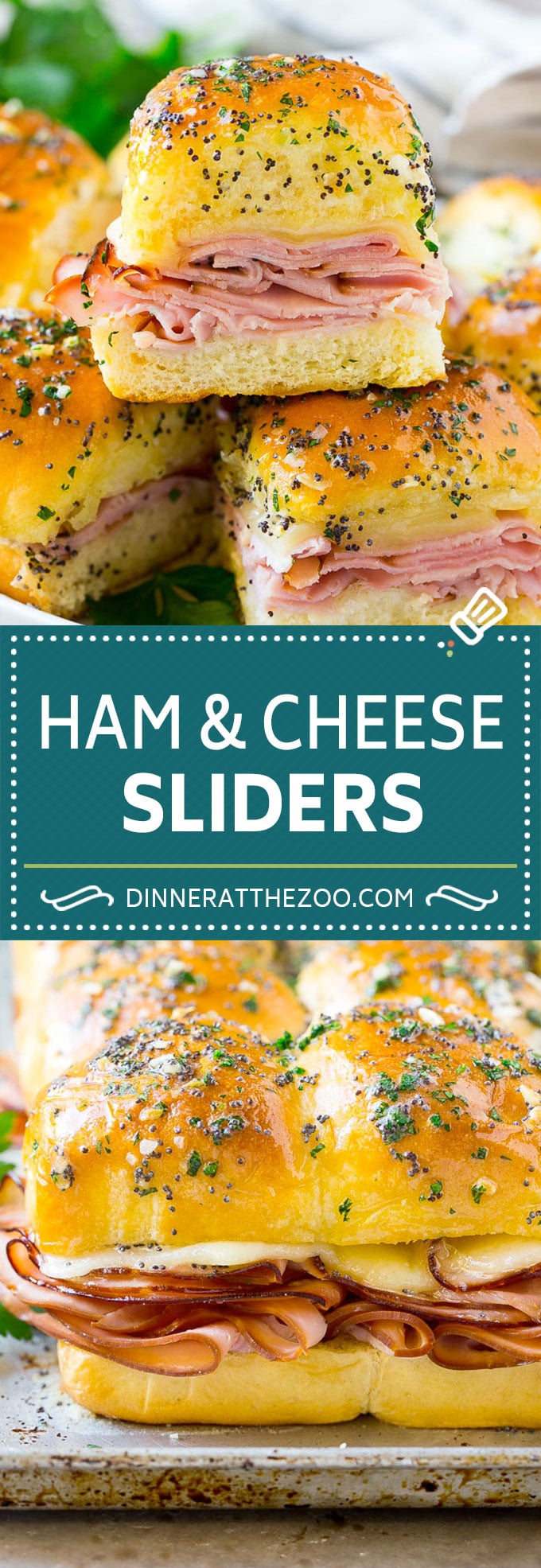 Ham and Cheese Sliders Recipe | Hot Ham and Cheese Sliders | Ham and Cheese Sandwiches #ham #cheese #slider #sandwich #appetizer #snack #dinneratthezoo
