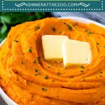 These mashed sweet potatoes are ultra creamy and are the perfect accompaniment to chicken, meats and fish.
