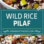 Wild Rice Pilaf Recipe | Thanksgiving Side Dish | Rice Pilaf #rice #apple #cranberry #fall #glutenfree #thanksgiving #dinneratthezoo