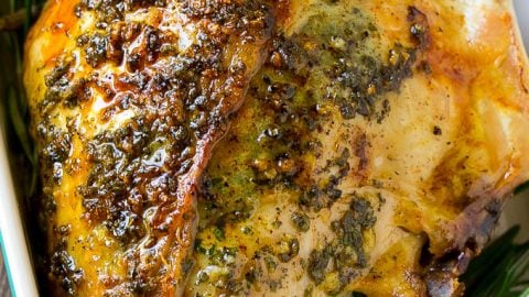 Roasted Turkey Breast with Garlic and Herbs - Dinner at the Zoo