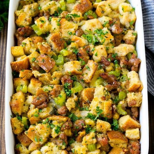 Sausage Stuffing - Dinner at the Zoo