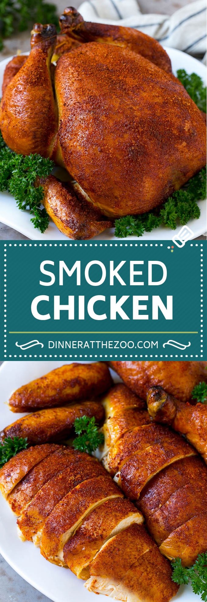 Smoked Chicken Recipe | Whole Smoked Chicken | BBQ Chicken #chicken #smoker #BBQ #dinner #dinneratthezoo #glutenfree #lowcarb