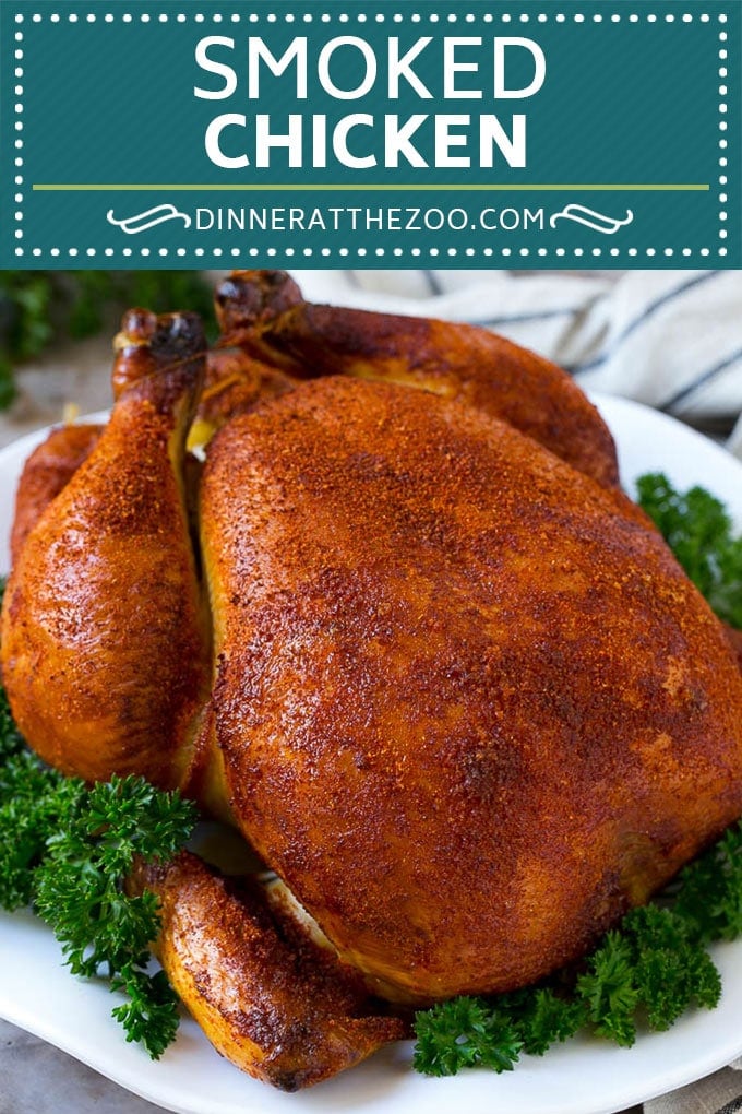 Smoked Chicken Recipe | Whole Smoked Chicken | BBQ Chicken #chicken #smoker #BBQ #dinner #dinneratthezoo #glutenfree #lowcarb