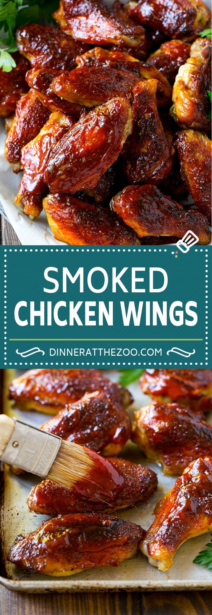 Smoked Chicken Wings - Dinner at the Zoo