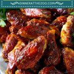 These smoked chicken wings are coated in a sweet and savory spice rub then smoked until tender.