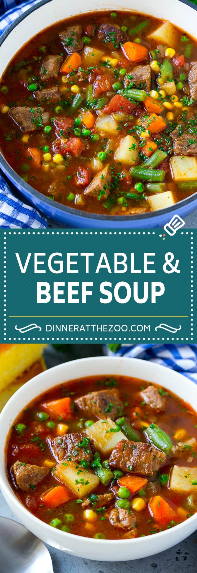 Vegetable Beef Soup Recipe | Beef Vegetable Soup | Beef Soup #beef #veggies #soup #dinner #glutenfree #dinneratthezoo