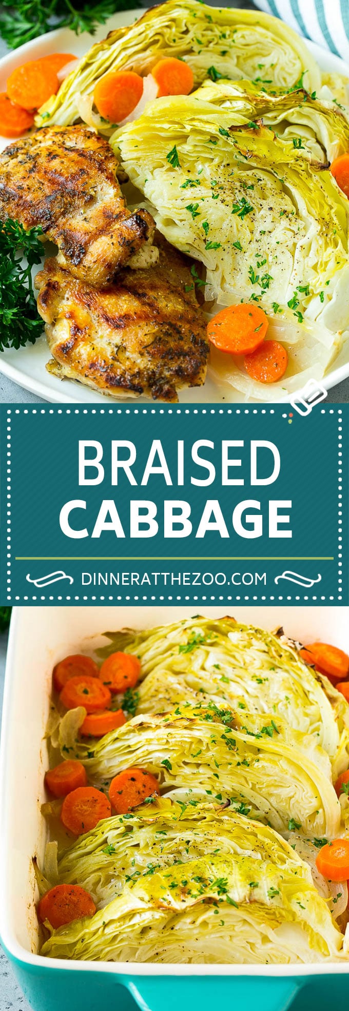 Braised Cabbage Recipe | Easy Cabbage Recipe #cabbage #lowcarb #keto #carrots #veggies #vegetarian #dinner #dinneratthezoo