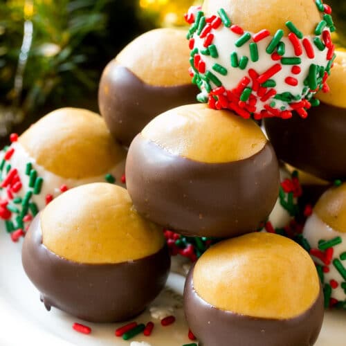 Buckeye Balls (Peanut Butter Balls)
