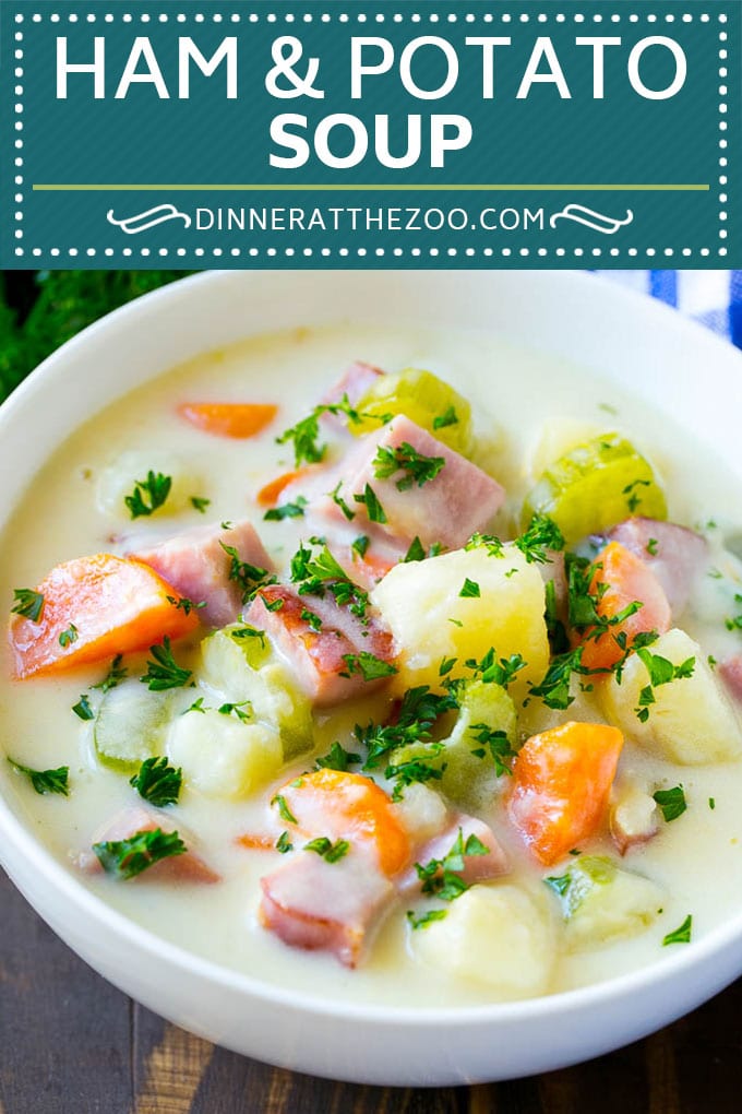 Ham and Potato Soup | Ham Soup | Potato Soup #soup #ham #potato #dinner #comfortfood #dinneratthezoo