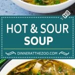 Hot and Sour Soup Recipe | Chinese Soup Recipe #soup #chinese #asian #dinner #vegetarian #tofu #mushrooms #dinneratthezoo